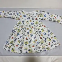 BREEZE 花柄 長袖ワンピース 90cm