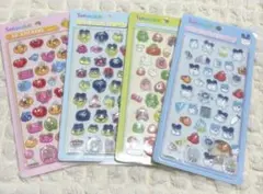 p*o様 たまごっち ボンボンドロップシール　3D ステッカー4枚セット