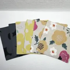 北欧風•花柄(3種)☆ハンドメイド☆コースター☆6枚セット
