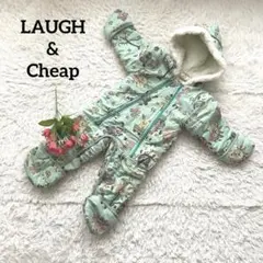 【新品未使用】LAUGH & Cheap【防寒服】【総柄】カバーオール95のサムネイル