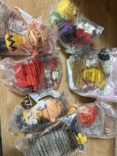 未開封 希少 スヌーピー、ハッピーセット7種 映画I Love スヌーピー