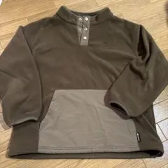 LOGOS フリースジャケット 140 ブラウン