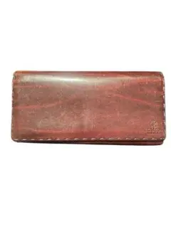 TAKEO KIKUCHI タケオキクチ　長財布 ブラウン レザー