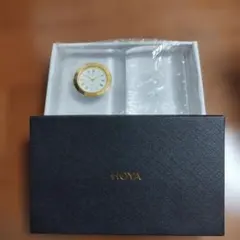 HOYA クリスタル 置時計 クォーツ 箱付きのサムネイル
