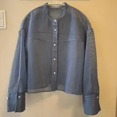 green label relaxing シアーシャツ