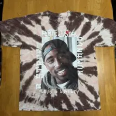 2PAC タイダイ Tシャツ Poetic Justice Lサイズ