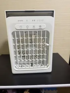 卓上冷風機 ポータブル扇風機 ホワイト