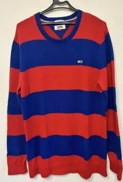 TOMMY JEANS ストライプセーター Lサイズ