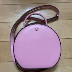 kate spade 円形ショルダーバッグ ピンク
