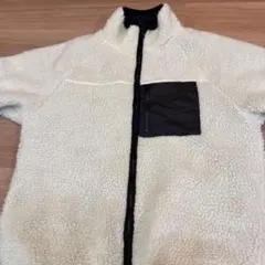 ホワイトフリースジャケット