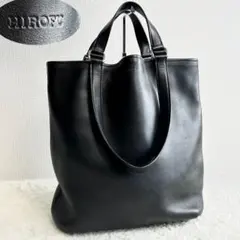 最高級✨HIROFU ロゴ型押し　牛革　 A4収納可　トートバッグ イタリア製のサムネイル