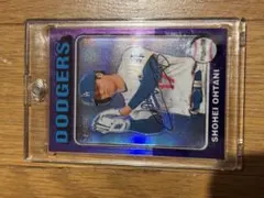 大谷翔平　topps heritage パープル