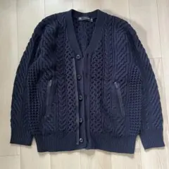 ジップ カーディガン