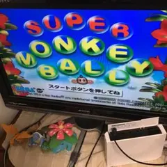 スーパーモンキーボール　ゲームキューブ　起動確認済み