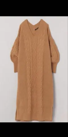 ジーナシス　ニットワンピース