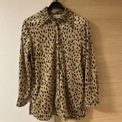 90s actu-elle Leopard Pattern Velour