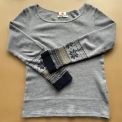 KRIFF MAYER 長袖Tシャツ グレー