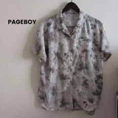 PAGEBOY 半袖 シャツ タイダイ柄 グレーのサムネイル