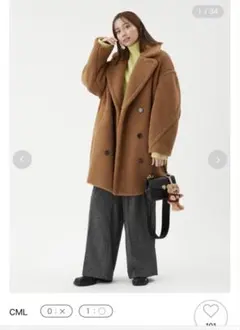 Mila Owen オーバーサイズボアコート