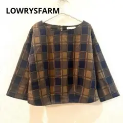 LOWRYSFARM ローリーズファーム　ノーカラージャケット　羊毛　トップス