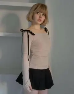 Andmary Velour mini pants Brown M - メルカリ