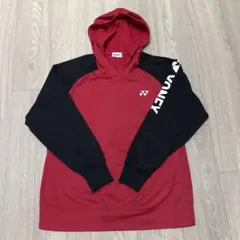 ヨネックス パーカー ジャージ テニス バドミントン ウォームアップ メンズL赤