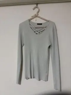 SUREVE Vネック ラメセーター