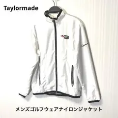 ★TaylorMade★メンズ ナイロン ジャケット 防寒 ロゴ刺繍