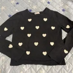 H&M ハート柄セーター