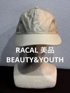 RACAL BEAUTY&YOUTH サテンキャップ アジャスタブル 帽子 美品のサムネイル
