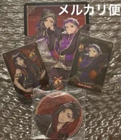 ツイステ　ジャミル　缶バッジ　カード　カリム　カード　スカラビア寮 カード