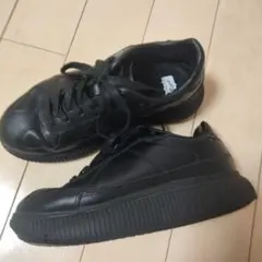 【美品】OnitsukaTiger DELECITY オールブラック 24cm