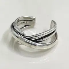 シルバー クロス リング 15号 フリーサイズ メキシカン ヴィンテージ 指輪