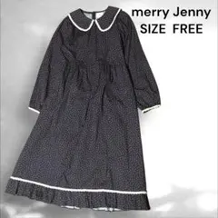 merry Jenny フラワープリントワンピース サイズFREE