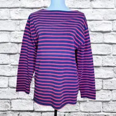 A21 SAINT JAMES フランス製 ストライプ 長袖Tシャツ ボーダー