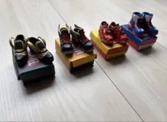 コンプ　marvel スニーカー　ガチャガチャ4種