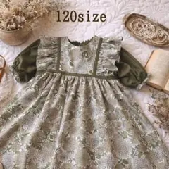 120完成品.カルムワンピース♡ハンドメイド