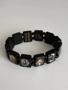 bazo1199 Forever 27club ブレスレット 黒 Bazo1199 Forever 27club ブレスレット 黒 - メルカリ