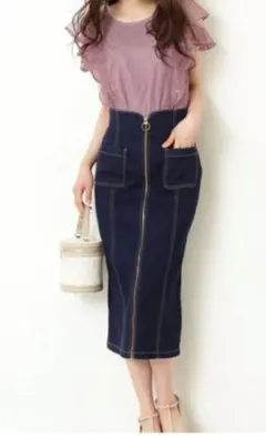 ◇PROPORTION BODY DRESSESING◇デニムスカート