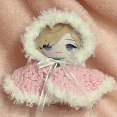 ぬい服 にじぱぺっと 10cm 天使 ピンク ケープ ラメ リボン もふもふ