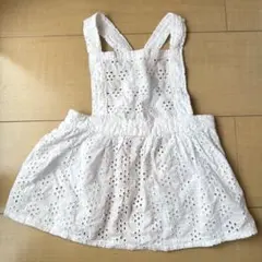 ハンドメイド　ベビーエプロン　レース