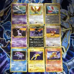 【美品】ポケモンカードネオ プレミアムファイル3 カード9枚 旧裏 neo