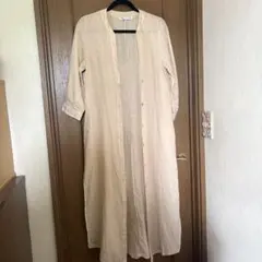 ZARA ベージュ ロングカーディガン