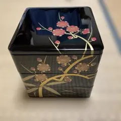 会津塗重箱　3層 花柄　11×11×16 会津塗重箱 3層 花柄 11×11×16 会津塗重箱 3