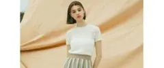 透かし編み 半袖ニット☆新品☆エイミーイストワールのサムネイル