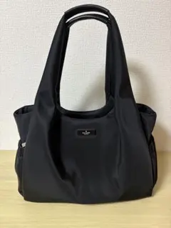 kate spade ブラック トートバッグ カーター ラージ ベビーバッグ
