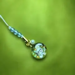 ハンドメイド レジン 猫チャーム ストラップ