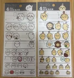 ちいかわ・うさぎ 4サイズ ステッカー セット売り