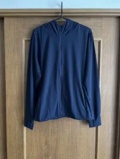 ユニクロ　エアリズムUVカットメッシュパーカ　XXL ネイビー