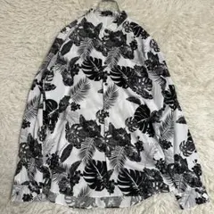 【LOVELESS】 ラブレス シャツ 2 長袖 総柄 M 花柄 バンドカラーのサムネイル